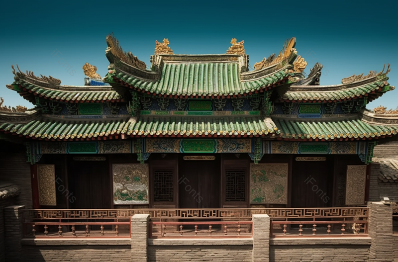 张壁古堡建筑文化屋檐著名景点,高清,摄影图,摄影图片,图片大全,摄影图免费下载